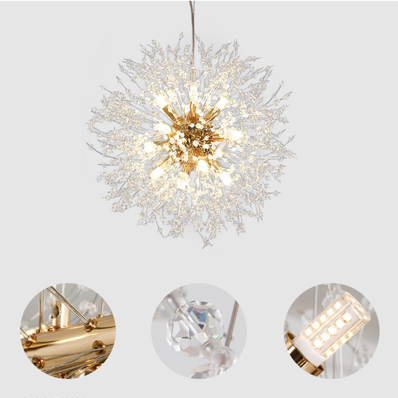 Creative Crystal LED Chandelier